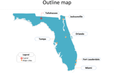 Florida Map Powerpoint Templates - Free Powerpoint Template throughout Major Cities of Florida Map