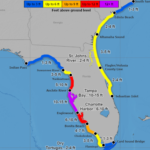 Florida Map Shows Areas Where Hurricane Milton Storm Surge Will Pertaining To Storm Surge Map Of Florida