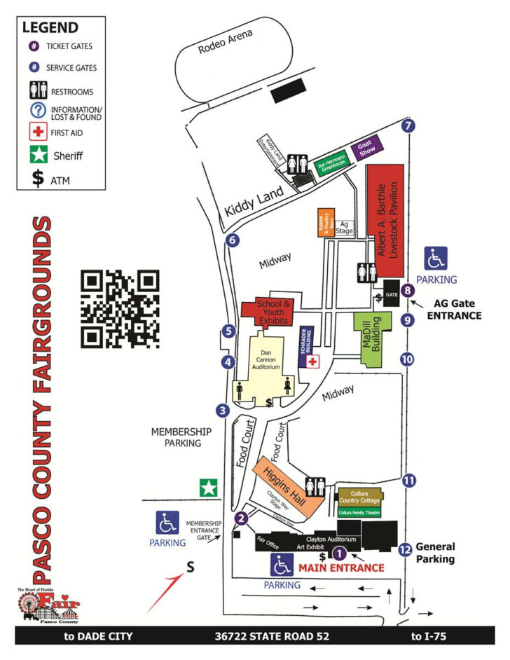 Map of Florida State Fair