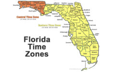 Florida Panhandle'S Weird Time Zone Line - Florida Smart with regard to Map Of Florida Time Zone