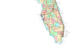 Florida Printable Map with regard to Map of Florida Printable Free