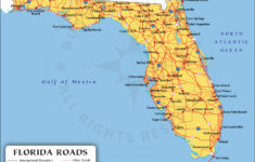 Florida Road Map, Florida Highway Map inside Highway Map of Georgia and Florida