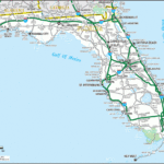 Florida Road Map Regarding Map Of Interstates In Florida