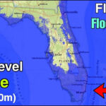 Florida Sea Level Rise Visualization In Map Of Sea Level Rise In Florida