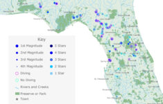 Florida Springs Map intended for Map Of The Springs In Florida