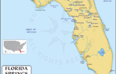 Florida Springs Map, Map Of Florida Freshwater Springs throughout Map of the Springs in Florida