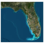 Florida State 3D Terrain Map   High Resolution Obj Digital Model Pertaining To View A Map Of Florida