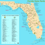 Florida State Parks Map   List Of Florida State Parks Intended For Map Of Florida State Campgrounds