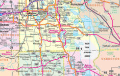 Florida State Wall Mapkappa - The Map Shop within City Map Of Florida State