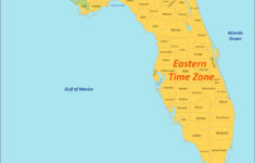 Florida Time Zones Map - Ontheworldmap within Map Of Time Zones Florida