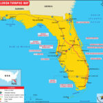 Florida Turnpike Map For Map Of Florida Turnpike With Exits
