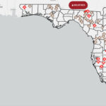 Florida Wildfire Map Shows Blazes Raging After Roads Severed Throughout Map Of Brush Fires In Florida