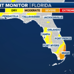 Florida Wildfires: Dozens Of Active Blazes Reported Around The In Map Of Brush Fires In Florida