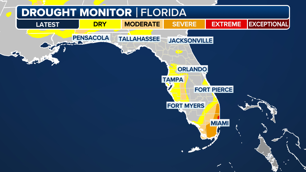 Florida Wildfires: Dozens Of Active Blazes Reported Around The in Map of Brush Fires in Florida