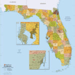 Florida Zip Code Map With Counties   Large | Stanfords Regarding Map Of Florida With Zip Codes