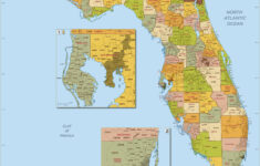 Florida Zip Code Map With Countiesmapsherpa – The Map Shop for Map of Counties in Florida Panhandle