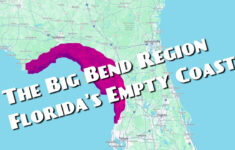 Florida'S Big Bend Region "The Empty Coast" in Map of Big Bend Area of Florida