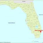 Fort Lauderdale Location On The Florida Map   Ontheworldmap Regarding Fort Lauderdale On A Map Of Florida