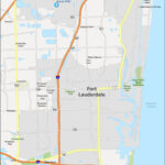 Fort Lauderdale Map Florida Map Fort Lauderdale To Miami   Map Regarding Map Of Florida With Fort Lauderdale