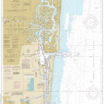 Fort Lauderdale Port Everglades, Fl   2024 Nautical Chart Print Within Map Of Port Everglades Florida