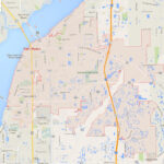 Fort Myers, Florida Map Intended For Street Map Of Fort Myers Florida