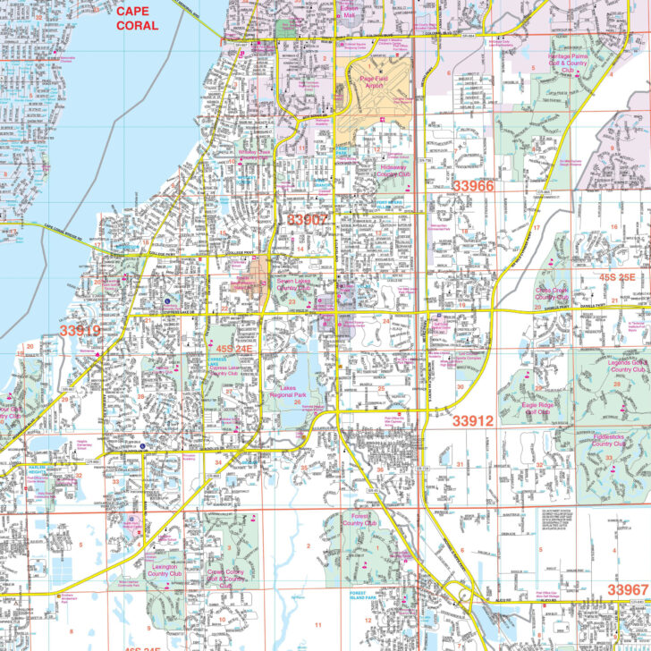 Fort Myers Florida Map of Florida