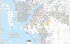 Fort Myers &amp; Lee County, Fl Wall Mapkappa - The Map Shop intended for Street Map Of Fort Myers Florida