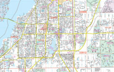Fort Myers &amp; Lee County, Fl Wall Mapkappa - The Map Shop throughout City Map Of Fort Myers Florida