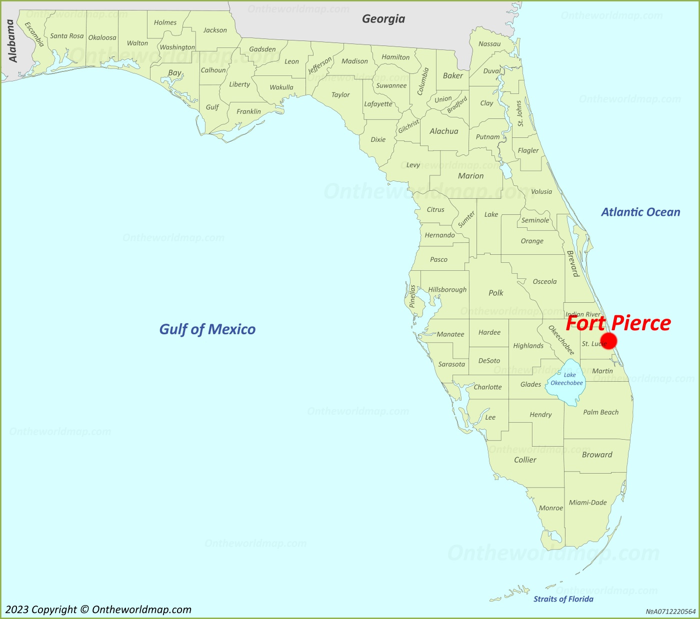 Fort Pierce Map | Florida, U.s. | Discover Fort Pierce With throughout Map of Florida Fort Pierce