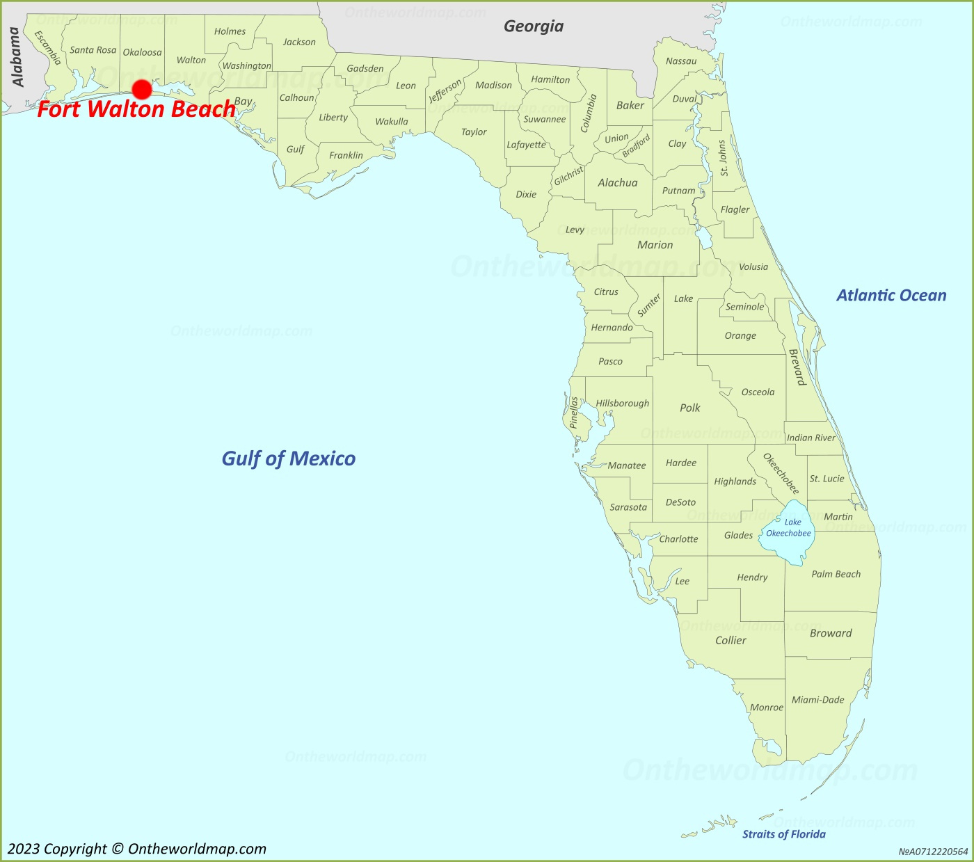 Fort Walton Beach Map | Florida, U.s. | Discover Fort Walton Beach throughout Map Of Walton Beach Florida