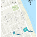 Free Beach Parking Map Intended For Map Of Flagler Beach Florida