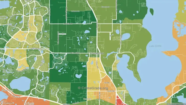 Map of Fruitland Park Florida