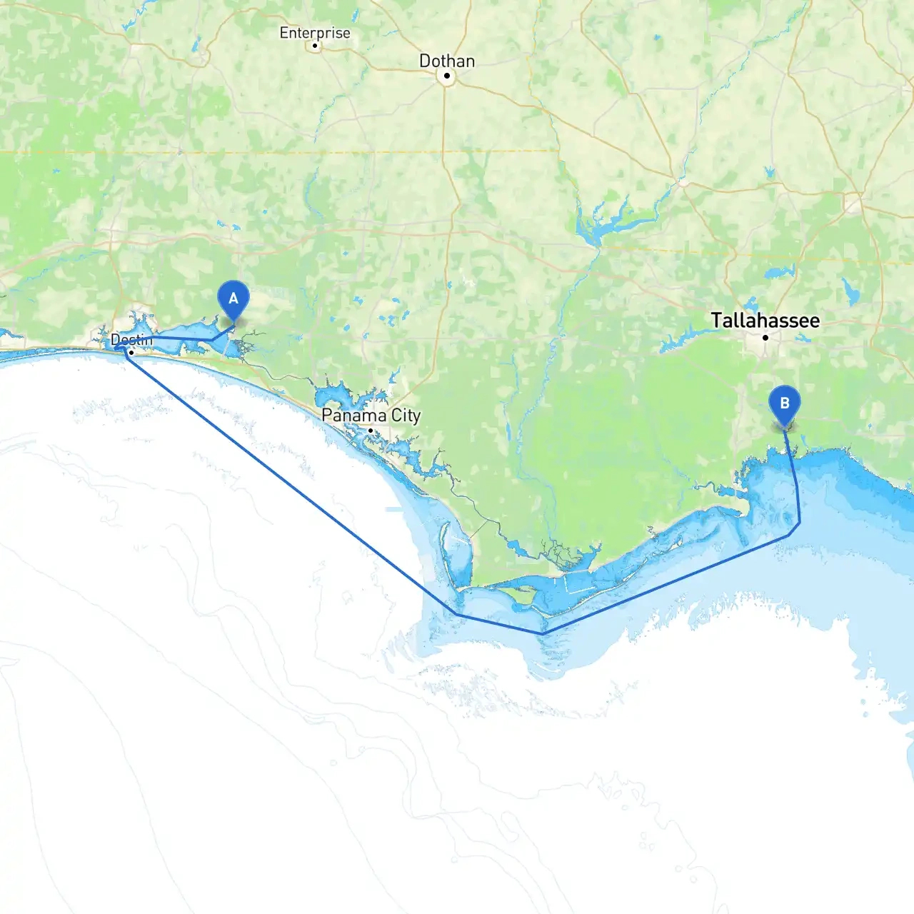 Ft. Lauderdale To Miami Beachboat - Savvy Navvy Smart Routing in Map of Florida Ft Lauderdale to Miami