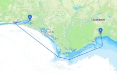 Ft. Lauderdale To Miami Beachboat - Savvy Navvy Smart Routing with Map Of Florida Fort Lauderdale To Miami