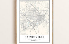Gainesville Florida Map, Gainesville Fl Map, Gainesville City Map,  Gainesville Print, Gainesville Poster, Gainesville Art, Gainesville Map -  Etsy pertaining to City of Gainesville Florida Map
