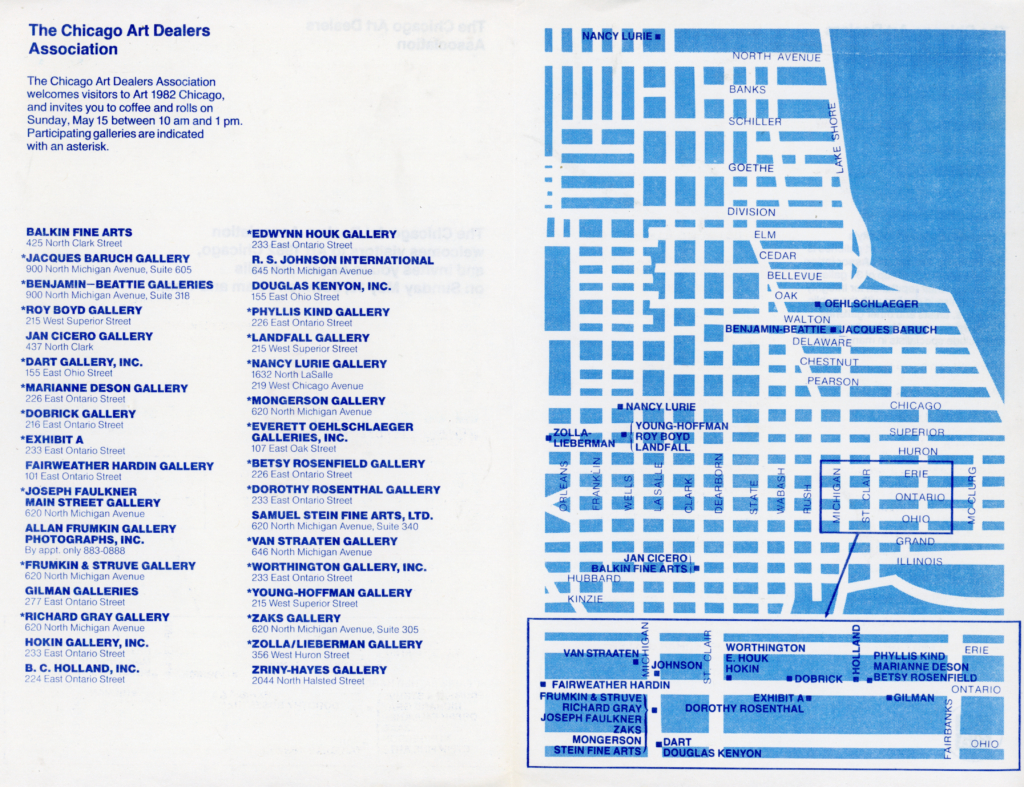 Gallery 98 | The Chicago Art Dealers Association, List And Map Of within List of Banks in Astor Florida Map