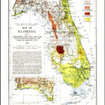 Geological Map Of Florida, 1913 Inside Geologic Map Of The State Of Florida