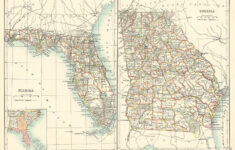 Georgia And Florida with Road Map of Georgia and Florida