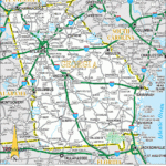 Georgia Road Map Inside Highway Map Of Georgia And Florida