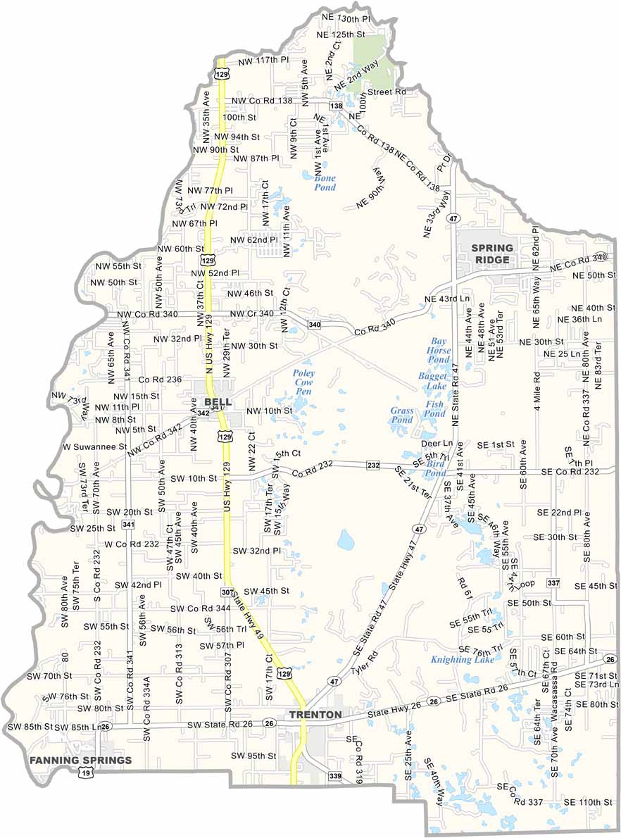 gilchrist county map florida us county maps within map of gilchrist county florida Gilchrist County Map, Florida - Us County Maps within Map Of Gilchrist County Florida