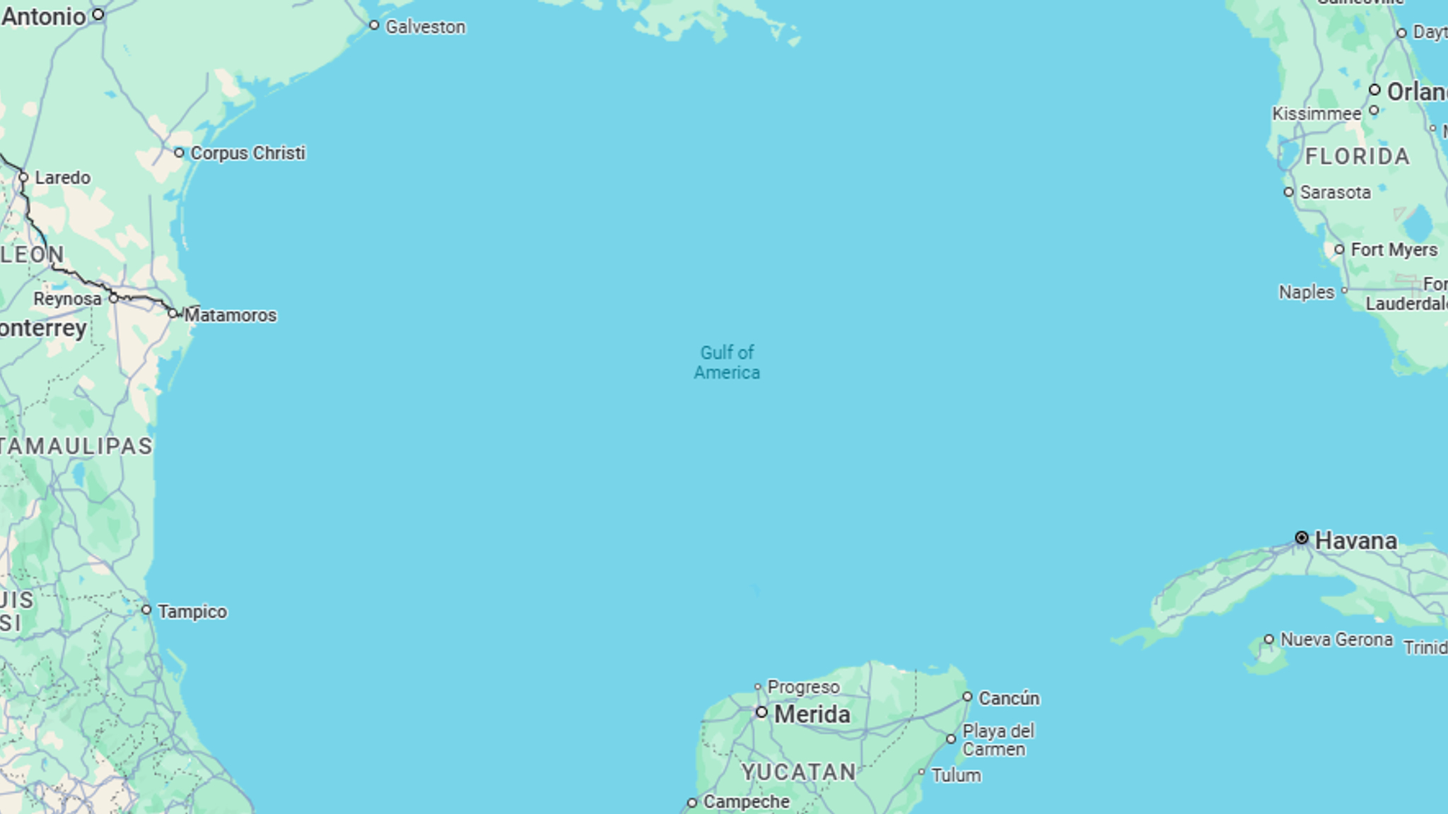 Google Maps Changes Name Of Gulf Of Mexico To Gulf Of America pertaining to Google Map Gulf Of Mexico Florida
