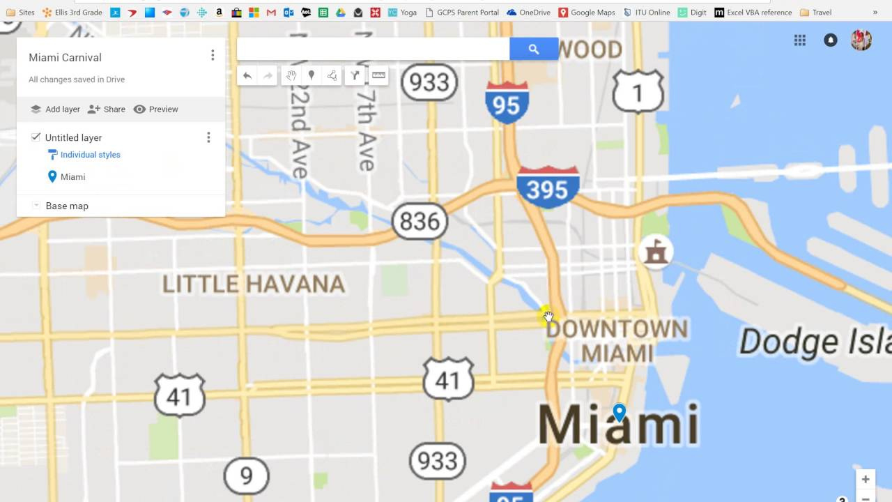 Google Maps Miami Carnival Tutorial - Youtube intended for Google Map Of Miami Florida