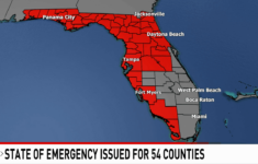 Gov. Ron Desantis Issues A State Of Emergency For 54 Florida Counties throughout Florida State Of Emergency Map