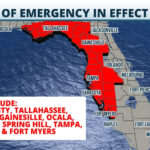 Governor Desantis Issues A State Of Emergency For 33 Gulf Coast For Florida State Of Emergency Map