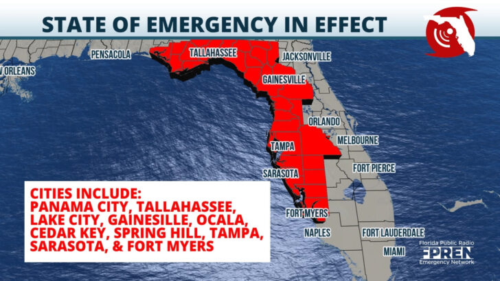 Florida State of Emergency Map
