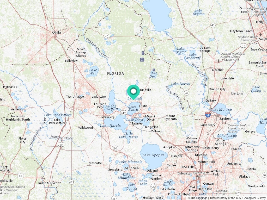 Grand Island, Florida Mining Claims And Mines | The Diggings™ with Map Of Grand Island Florida