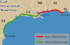 Gulf Intracoastal Waterway - Wikipedia inside Map Of Intracoastal Waterway In Florida