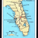 Haines City Florida State Map Vintage Postcard Unused | Ebay With Regard To Map Of Haines City Florida
