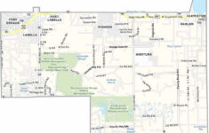 Hendry County Map, Florida - Us County Maps for Map Of Hendry County Florida