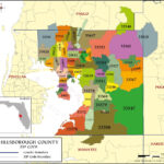 Hillsborough County Zip Code Map Within County Map Of Florida With Zip Codes